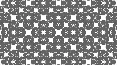 Graphic pattern in black and white with stroboscopic and hypnotic effect. Stock Footage 122811440