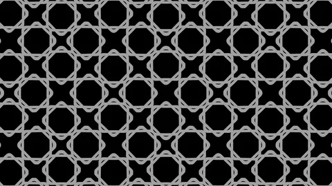 Graphic pattern in black and white with stroboscopic and hypnotic effect. Stock Footage 122811603
