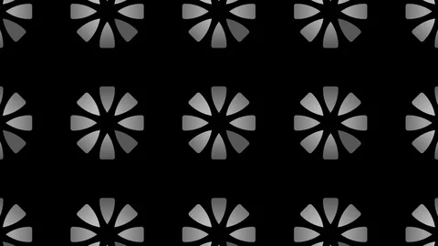Graphic pattern in black and white with stroboscopic and hypnotic effect. Stock Footage 123102544
