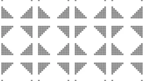 Graphic pattern in black and white with stroboscopic and hypnotic effect. Stock Footage 124040113