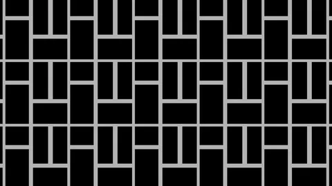 Graphic pattern in black and white with stroboscopic and hypnotic effect. Stock Footage 125265524