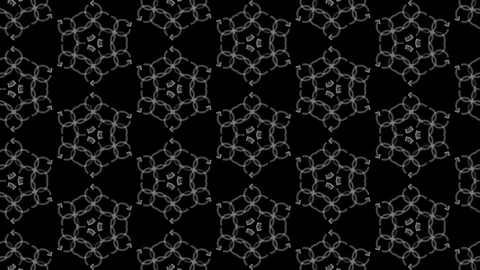 Graphic pattern in black and white with stroboscopic and hypnotic effect. Stock Footage 125814305