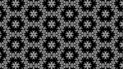 Graphic pattern in black and white with stroboscopic and hypnotic effect. Stock Footage 126689955