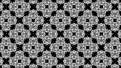 Graphic pattern in black and white with stroboscopic and hypnotic effect. Stock Footage 126690454