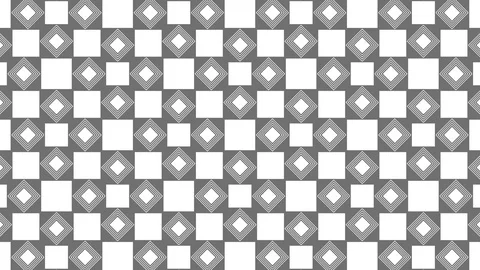 Graphic pattern in black and white with stroboscopic and hypnotic effect. Stock Footage 126690885