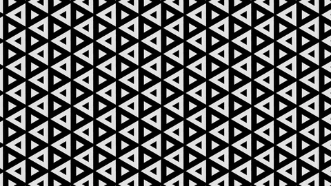 Graphic pattern in black and white with stroboscopic and hypnotic effect. Stock Footage 126955420