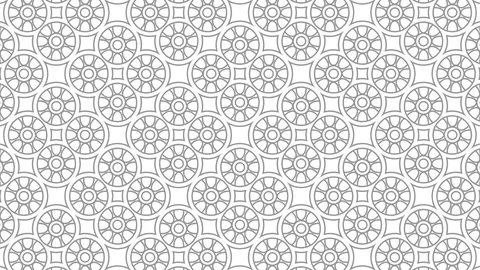 Graphic pattern in black and white with stroboscopic and hypnotic effect. Stock Footage 126955975