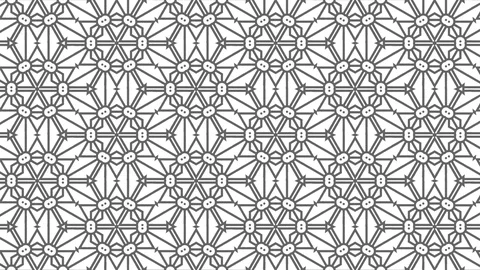 Graphic pattern in black and white with stroboscopic and hypnotic effect. Stock Footage 126956053
