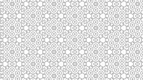 Graphic pattern in black and white with stroboscopic and hypnotic effect. Stock Footage 128342046