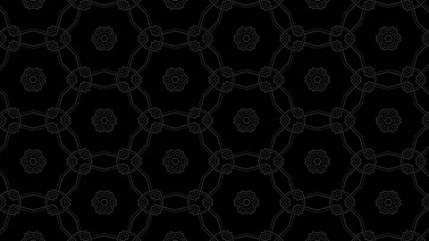 Graphic pattern in black and white with stroboscopic and hypnotic effect. Stock Footage 129961530