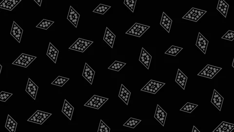Graphic pattern in black and white with stroboscopic and hypnotic effect. Stock Footage 131820237