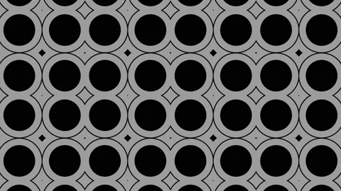 Graphic pattern in black and white with stroboscopic and hypnotic effect. Stock Footage 133492384