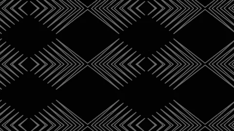 Graphic pattern in black and white with stroboscopic and hypnotic effect. Stock Footage 133493205