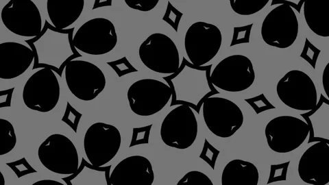 Graphic pattern in black and white with stroboscopic and hypnotic effect. Stock Footage 133998645
