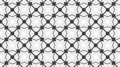 Graphic pattern in black and white with stroboscopic and hypnotic effect. Stock Footage 134474873