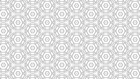 Graphic pattern in black and white with stroboscopic and hypnotic effect. Stock Footage 135218785