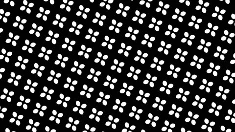 Graphic pattern in black and white with stroboscopic and hypnotic effect. Video stock 139415246
