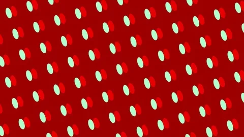 Graphic pattern that changes color as it rotates to the left. Video stock 115763670