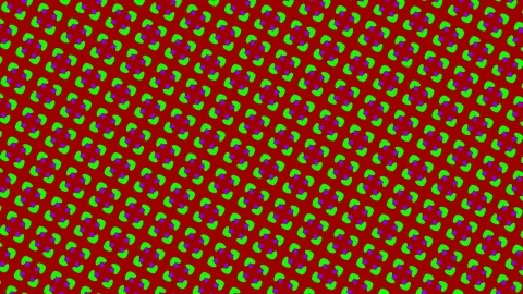 Graphic pattern that changes color as it rotates to the left. Stock-Footage 116763085