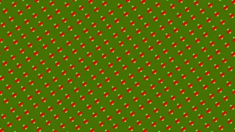 Graphic pattern that changes color as it rotates to the left. Stock-Footage 119930018