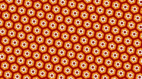Graphic pattern that creating a hypnotic and stroboscopic effect. Stock Footage 120468544