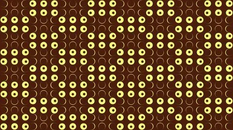 Graphic pattern in red and yellow with stroboscopic and hypnotic effect. Design Stockillustratie