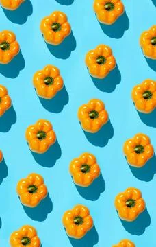 Graphic Pepper Pattern Stock Photos