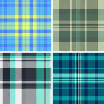 Graphic plaid pattern intended for creative web design. Clean tartan lines el Stock Illustration