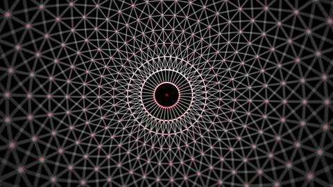 Graphic plexus background. Abstract polygonal loop background with connected Stock Illustration