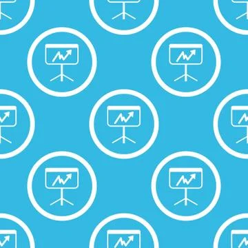 Graphic presentation sign blue pattern 스톡 일러스트