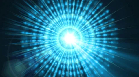 A graphic pulsar star radiating light - Pulsar 015 HD, 4K Stock Footage Stock Footage 65530936