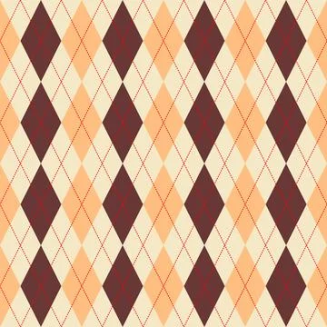 Graphic of rectangular continuous fabric pattern, beautiful colors, Stock Illustration