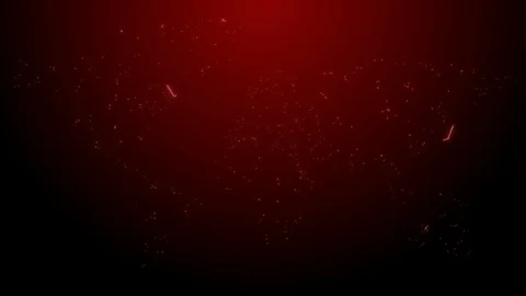 Graphic of the red neon lines creating a map of all continents on the dark Stock Footage 101208641