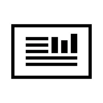 Graphic report Stock Illustration