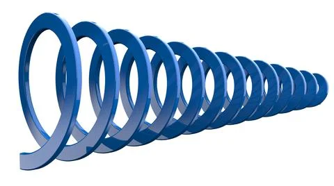 Graphic resource to make presentations in circular 3d render form Stock Illustration