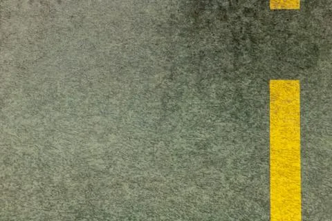 Graphic resource road marking yellow work area on asphalt Stock Illustration