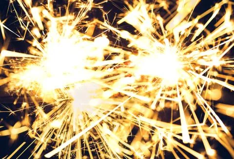 Graphic resources of firecracker on black background. Stock Photos