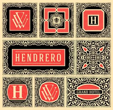Graphic resources. Vectors layered Stock Illustration