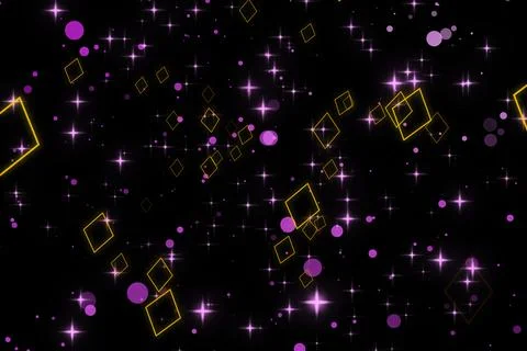 A graphic of rising rhombus shape and glitter Stock Illustration