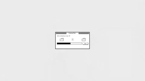 Graphic screen animation of software interface on transparent Stock Footage 347013228