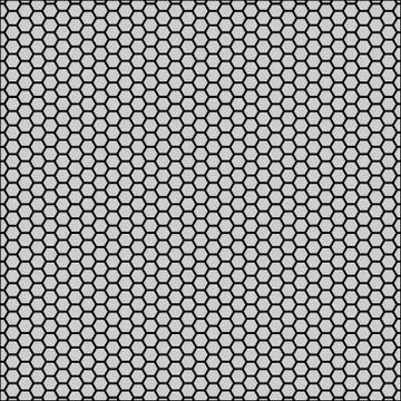 Graphic seamless pattern made of black honeycomb pattern over white Stock Illustration