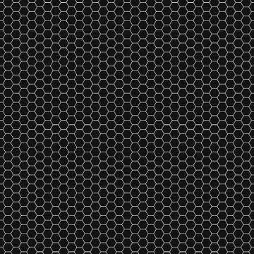 Graphic seamless pattern made of black honeycomb pattern over white Stock Illustration