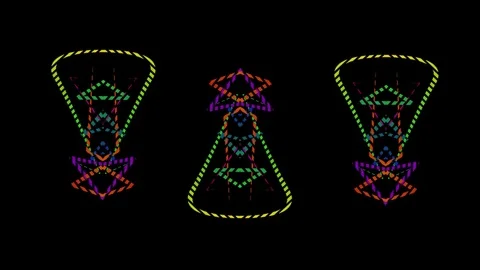 Graphic shapes motion background Stock Footage 71157272