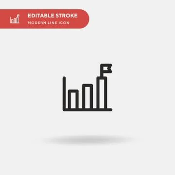 Graphic Simple vector icon. Illustration symbol design template for web mobil Stock-Illustration