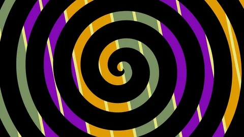 Graphic spiral pattern with pop-up bars that rotate clockwise and then countercl Stock Footage 115951704