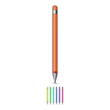 Graphic stylus pen cartoon vector graphic 스톡 일러스트