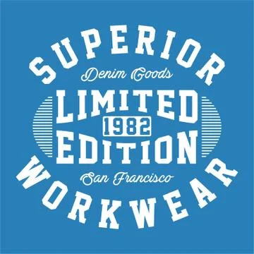 Graphic superior limited Stock Illustration