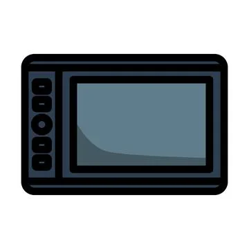 Graphic Tablet Icon Stock Illustration