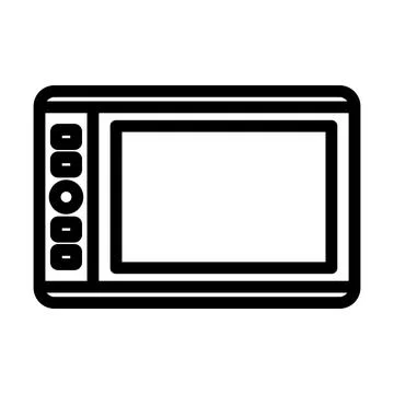 Graphic Tablet Icon Stock Illustration