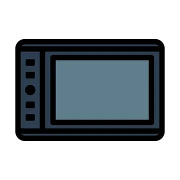 Graphic Tablet Icon Stock Illustration